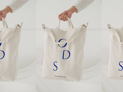ODS Bag Design brand identity branded collateral branding collateral design design icon logo logo design logotype minimal submark tote bag typography workmark