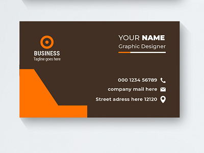 Creative Business card Template design