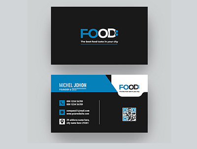 Creative Business card Template design branding business card corporate design graphic design illustration motion graphics ui vector visiting card