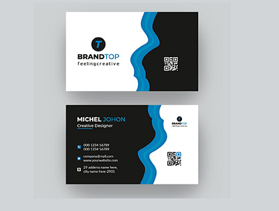 Creative Business card Template design for you white card