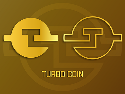 Turbo Coin Crypto Currency branding crypto coin design graphic design illustration logo ui vector