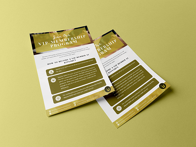 Service & Package Flyer | Kinnari design graphic design