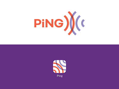ThirtyLogos #4: Ping brand branding branding design chat logo thirtylogos thirtylogoschallenge
