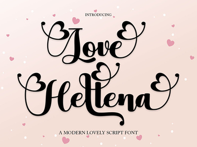 Love Hellena beautiful branding calligraphy cards design elegant font illustration logo love modern wedding