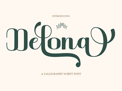 Delona Script Font