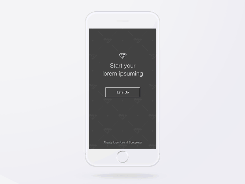 mobile notes concept animation app concept interaction interface ios iphone mobile prototype ui ux wireframe