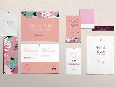 Heart of the Town Boutique Branding