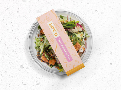 Box'd - Packaging/Label branding gingham grazing packaging picnic salad package takeaway