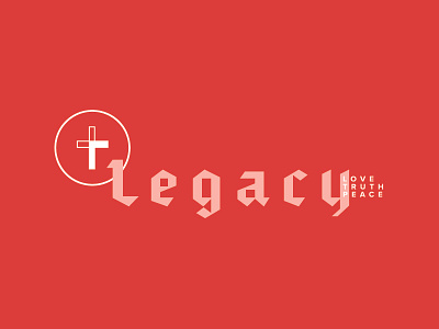Legacy Youth Group Brand adventist brand brand and identity church cross icon logo millennial millennial pink pink red sda youth youth group