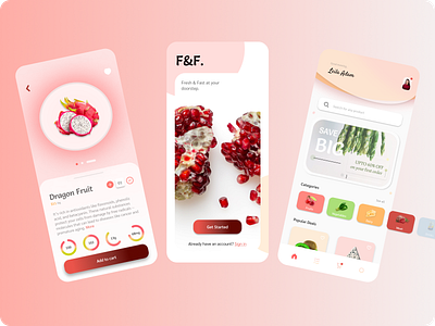 F&F Grocery App Ui