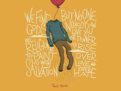 Through Their Words - Paolo Nutini illustration paolo nutini song lyrics throughtheirwords