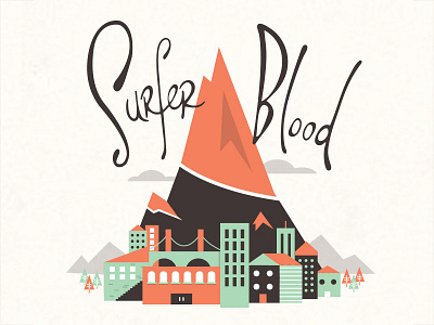 Surfer Blood Poster illustration