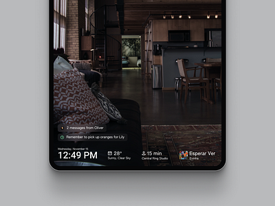 Re-flect Smart Mirror Stationary UI