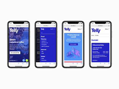 Telly – mobile version app concept identity interface iphone new studio najbrt ui user interface ux