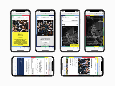 Czech Philharmonic – web concepts 1 app branding concept design interface iphone logo najbrt studio najbrt ui website