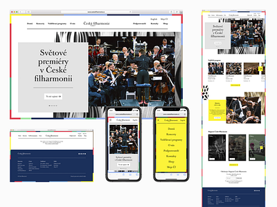 Czech Philharmonic – web concepts 2 branding concept czech philharmonic design identity interface iphone logo studio najbrt user interface web website