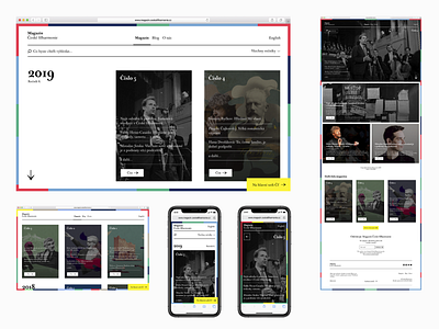 Czech Philharmonic – web concepts 3 czech design identity mobile najbrt philharmonic phone prague studio najbrt user interface web website