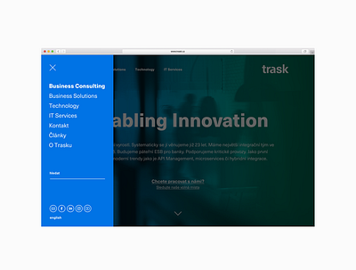 Trask – website overview (2017) app concept design interface iphone najbrt new studio najbrt user interface ux website