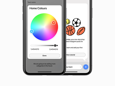 Sporties – team selection app brand concept custom design identity instagram interface iphone logo logotype new sharing sport team user interface website