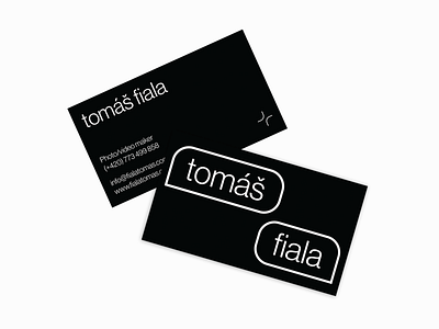 Tomas Fiala – visual identity 2