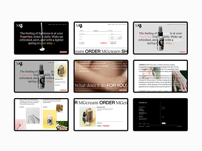 MGcream – unshared previews animation app blender branding design illustration interface iphone studio najbrt user interface vector website