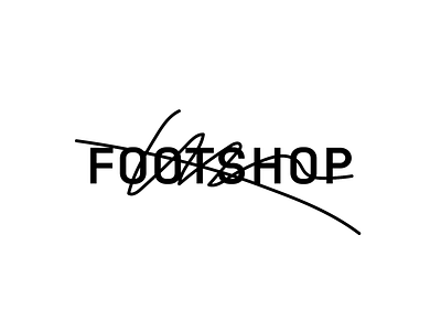 Footshop – logo variants art art direction branding illustration interface logo logotype najbrt prague scribble studio najbrt typography underconsideration variable vector