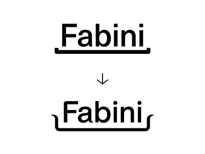 Fabini – logo redesign adjustments avatar branding branding and identity details fabini gondeková helvetica now logo pots reckless redesign refresh vector