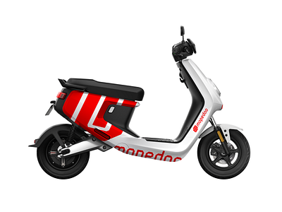 Mopedoo – identity concepts (2018) app archive branding branding and identity branding concept custom typeface livery logo logos mopedoo new scooter stripes