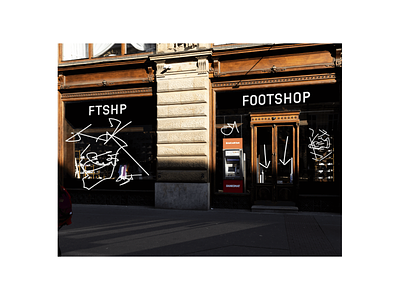 Footshop retail space design custom customtype foot footshop identity identity branding identity design najbrt new retail studio najbrt underconsideration