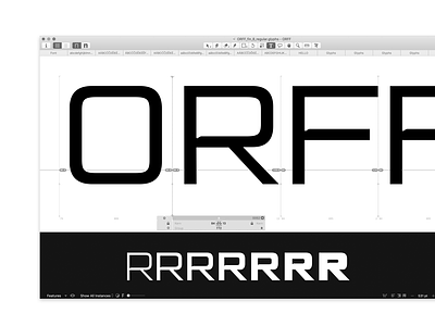 ORFF typeface preview behance d92studio dolejš download free glyphs inktrap new sans trial typeface typeface design typo typography wip