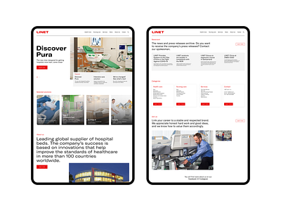 Linet – web concept 2