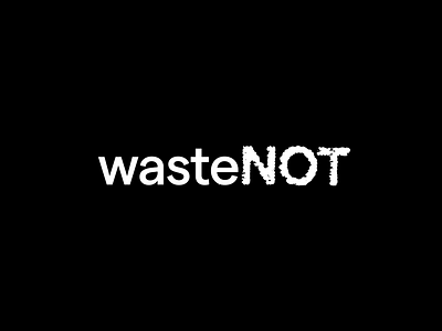 wasteNOT – visual identity by Michael Dolejš on Dribbble