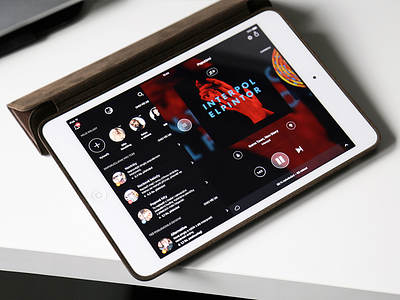 Youradio Player [iPad] app design ios ipad iphone music player project radio redesign ui ux