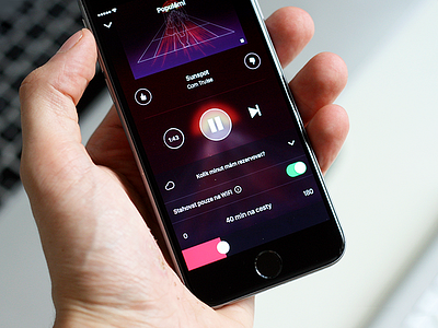 Youradio Player [iPhone] app design ios ipad iphone music player project radio redesign ui ux