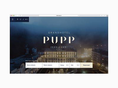 Pupp – website styleguide design hotel hotel branding identity illustration interface najbrt presentation pupp restaurant styleguide