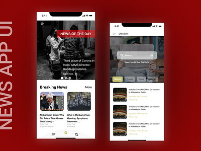 News app ui