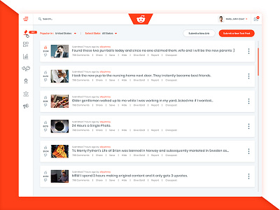 Reddit Redesign design graphics redesign ui ux web