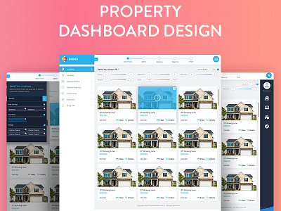 Property Dashboard Design admin dashboard design modern panel property ui ux