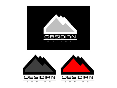 Obsidian Empire Logo abstracts branding graphic design logo