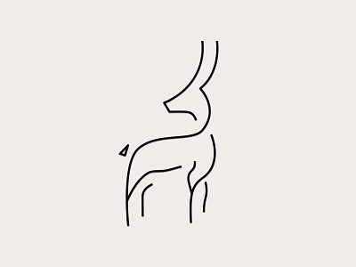 Minimal Deer logo