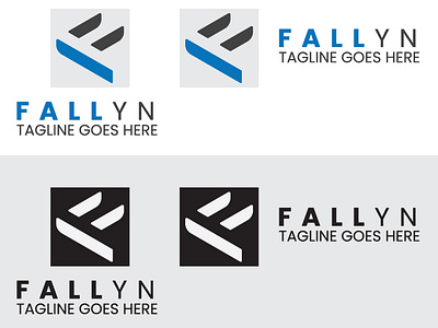 F letter logo - FALLYN logo