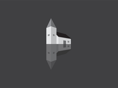 Iceland House 2d design 3d 3d design adobe adobe illustrator city clean concept creative digital dribbble flat house iceland landscope logo logodesign logomark logos real state