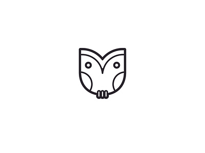 Minimal Owl agency animal artwork bird logo clean color concept creative design digital drawing dribbble flat icon line logo logo design logotype logodesign logos minimal owl