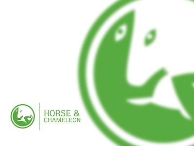 Animal Logo / Negative Logo animal brand branding chameleon circle color custom logo design gradient green horse icon illustrative logo logo maker mark negative space symbol vector