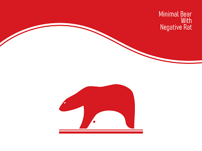 Bear / Rat / Animal animal bear brand mark branding clean creative logo design dribbble flat graphic design identity illustrator logo logo design mark minimal negative rat red vector