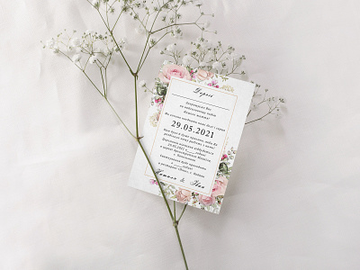 Wedding invitation design