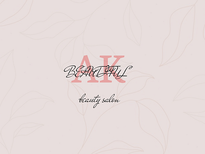 Beauty salon logo branding design graphic design illustration logo typography