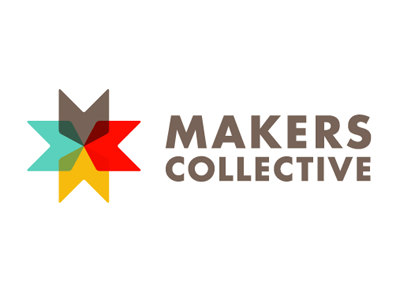 Makers Collective Logo maker multi-color color flags