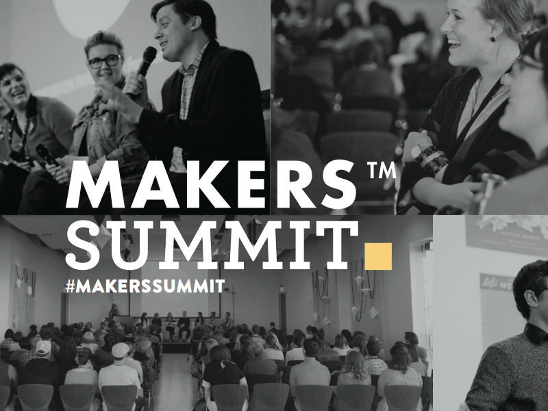 Makers Summit Concept futura archer yellow conference summit