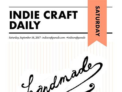 Artist Newsletter design greenville sc indie craft parade newsletter newspaper print